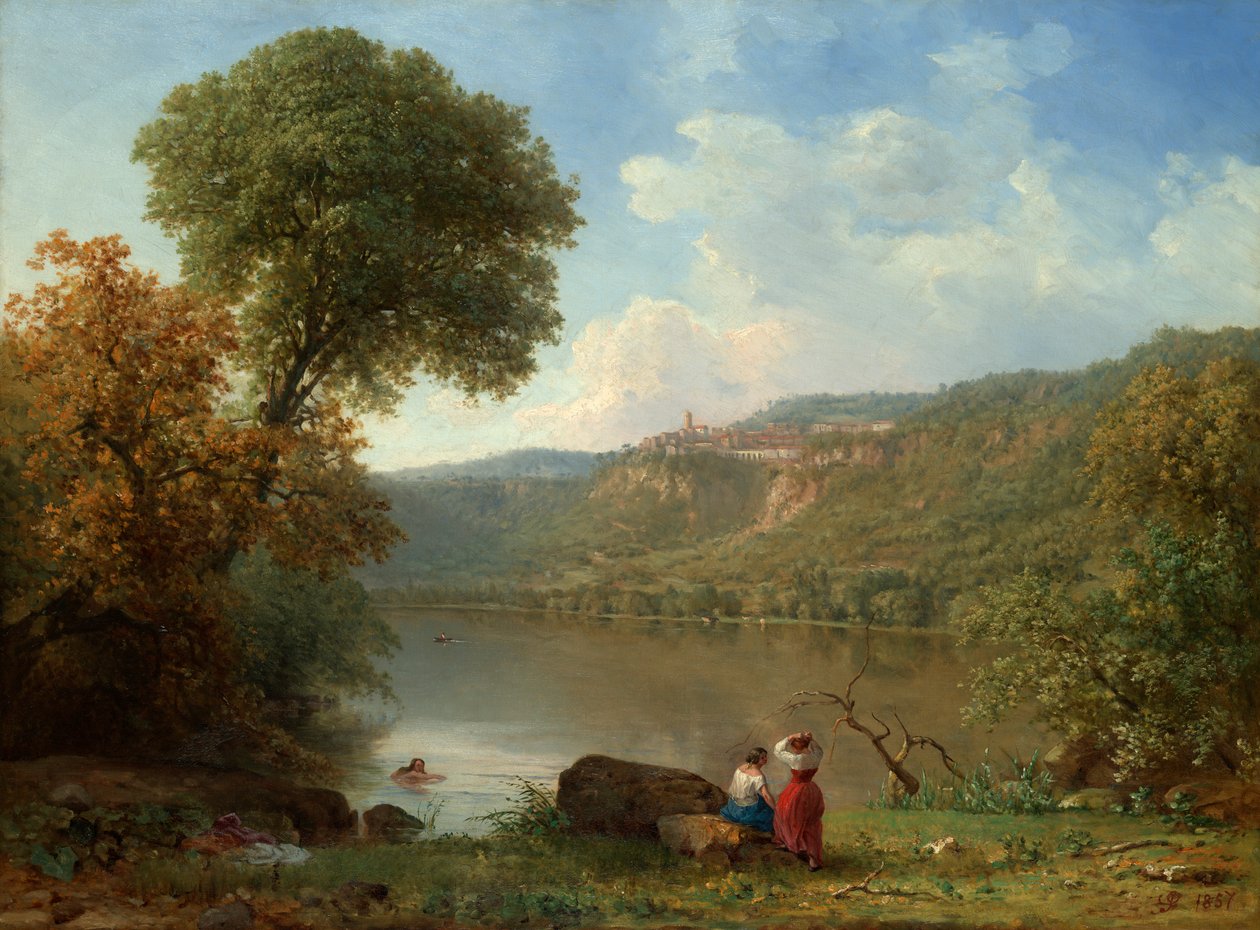Lac de Nemi - George Inness