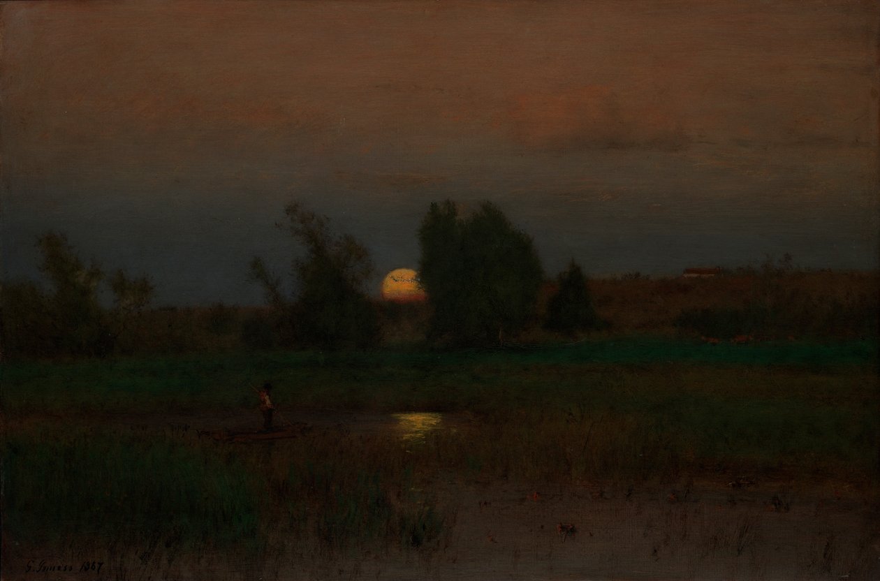 Lever de lune - George Inness