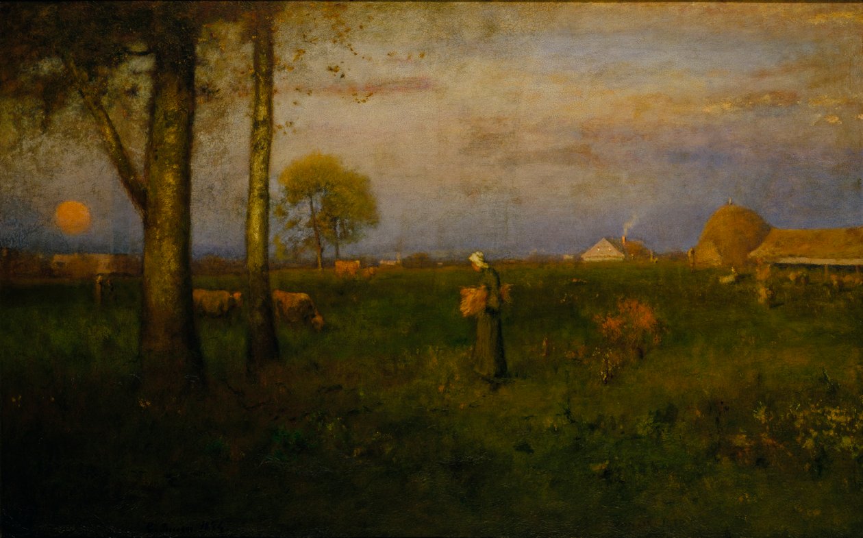 Coucher de soleil - George Inness