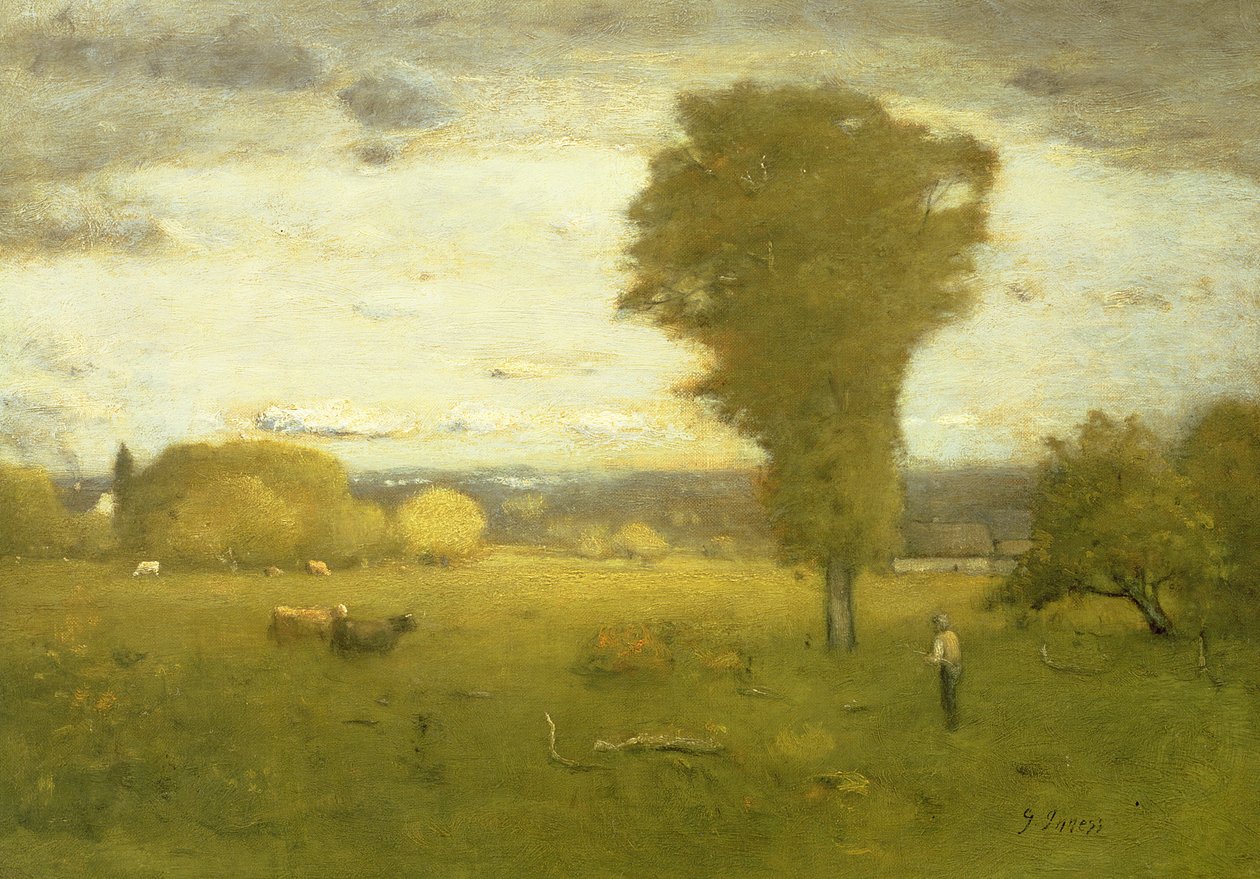 Pâturage Ensoleillé - George Inness