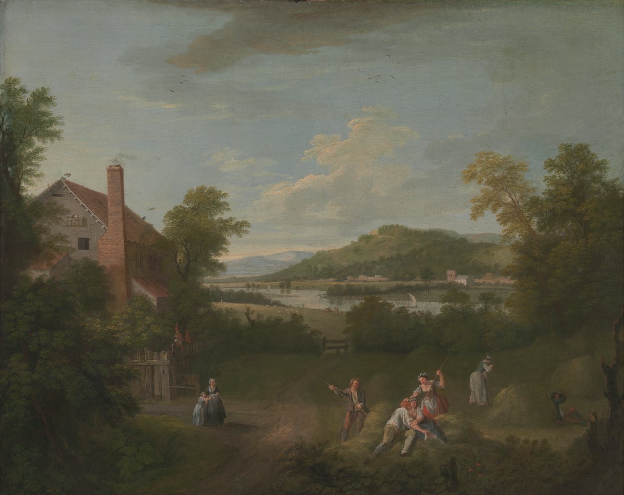Paysage avec des travailleurs agricoles - George Lambert