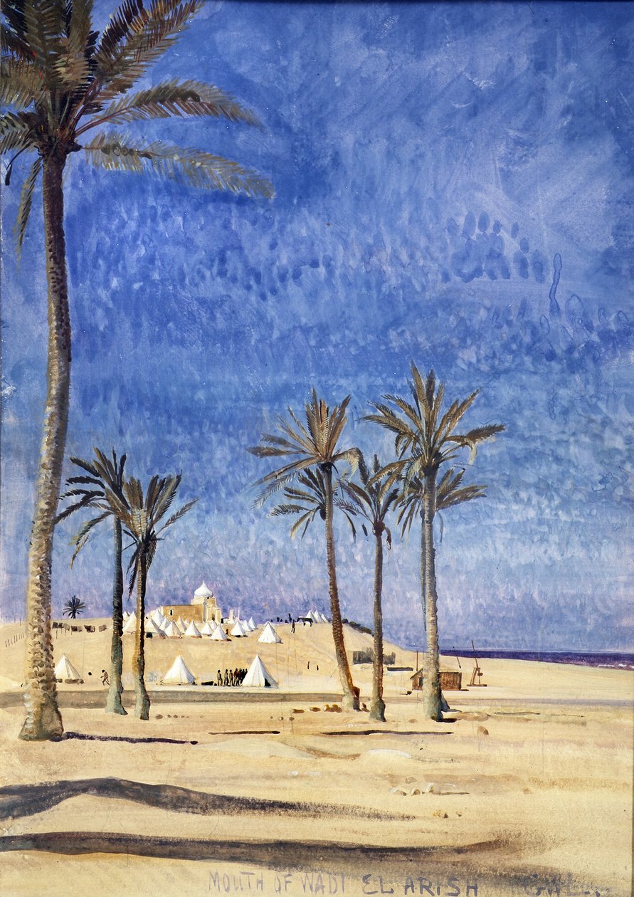 Embouchure du Wady el Arish - George Lambert