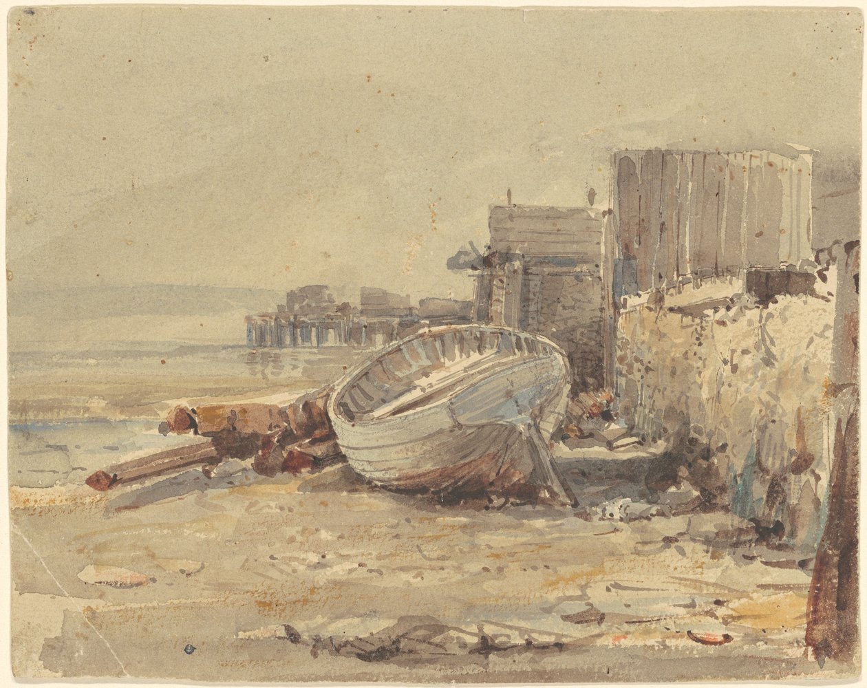 Navire échoué - George Loring Brown