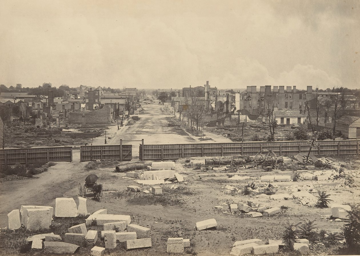 Columbia depuis le Capitole, 1860s - George N. Barnard