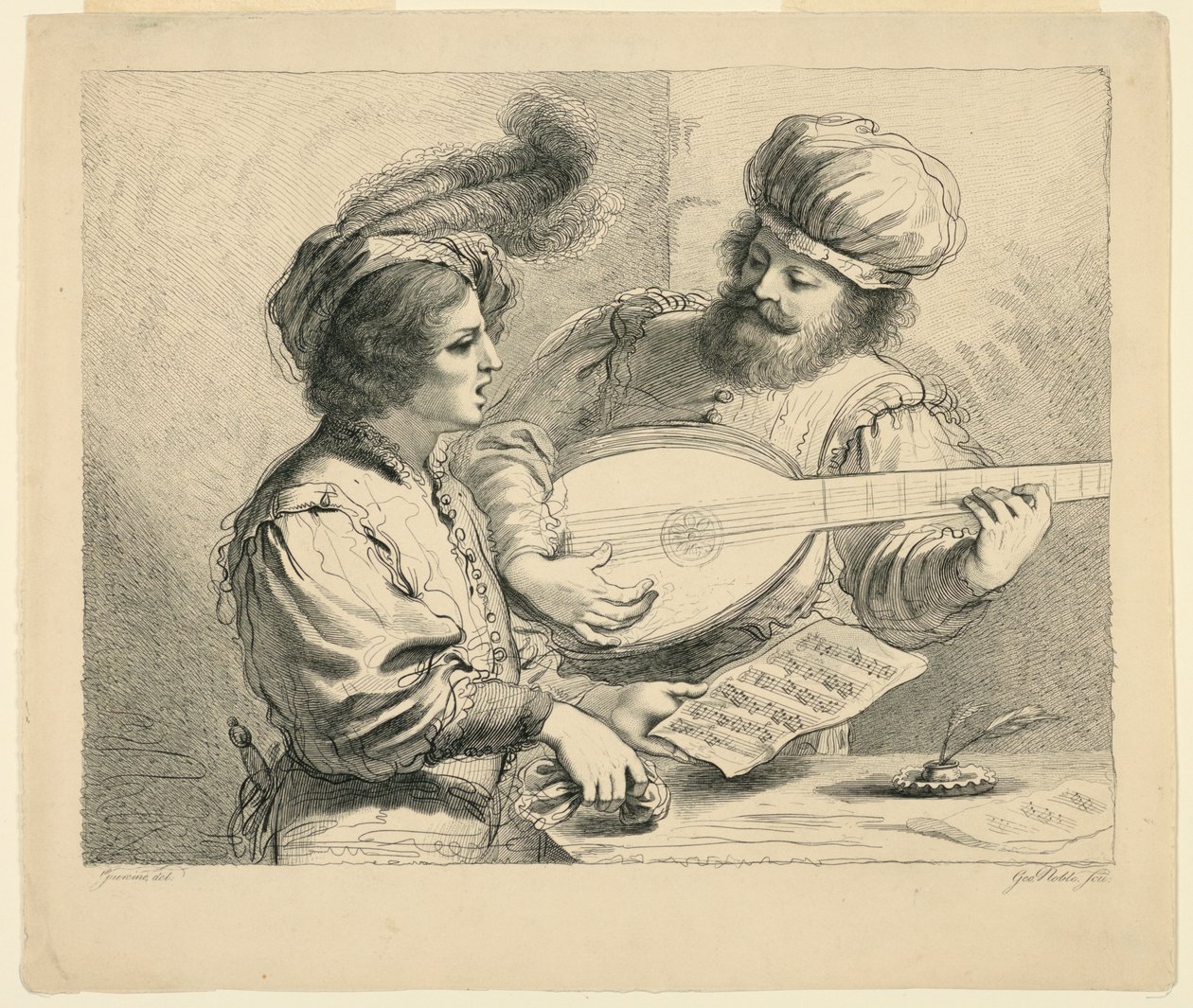 La leçon de chant - George Noble
