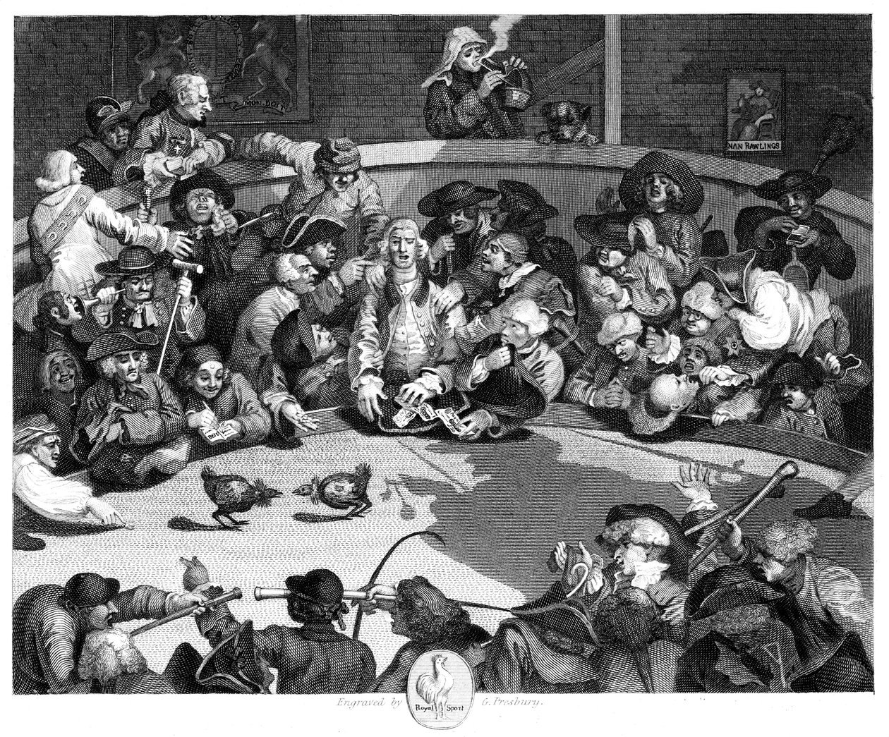 Le Cock Pit, vers 1840 - George Presbury