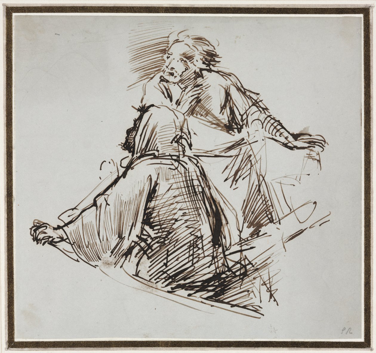 Deux figures masculines - George Richmond