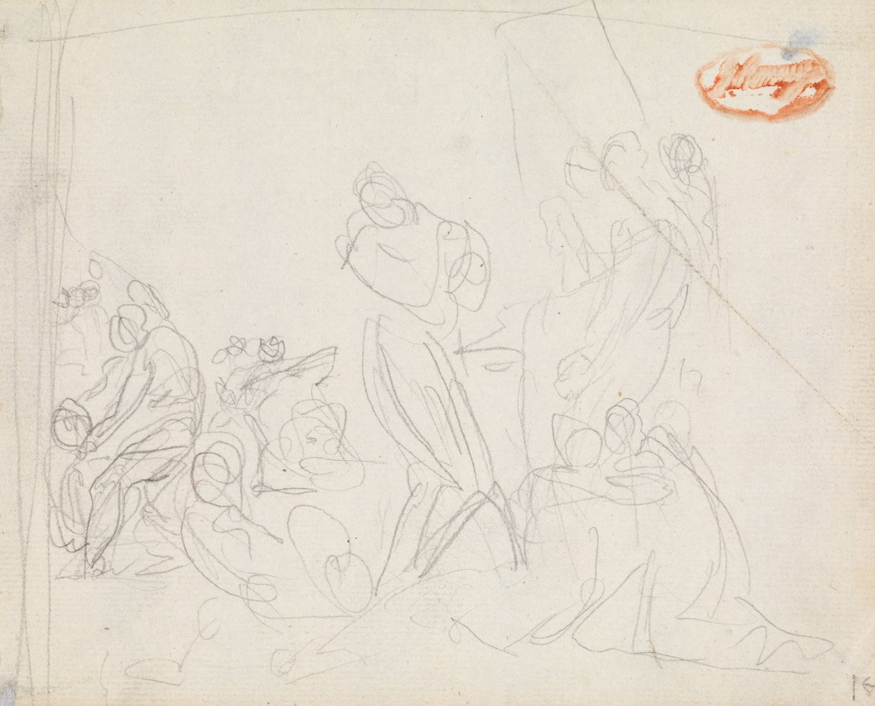 Figure Étude de composition 34 - George Romney