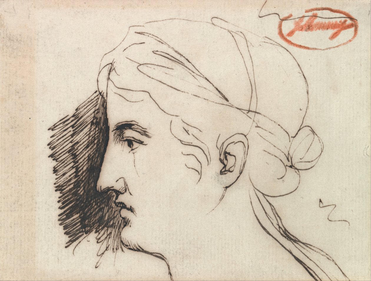 Tête de femme - George Romney