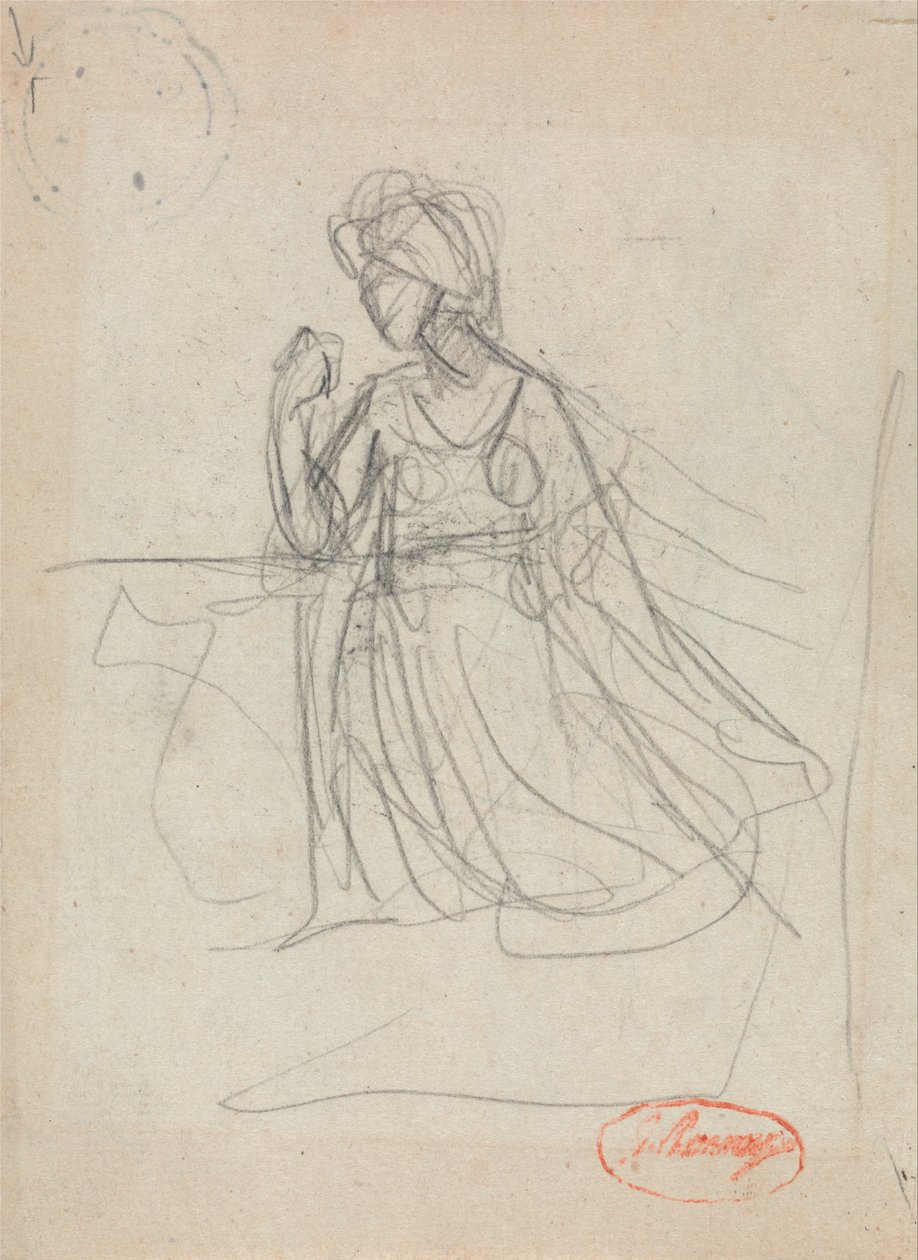 Femme agenouillée - George Romney