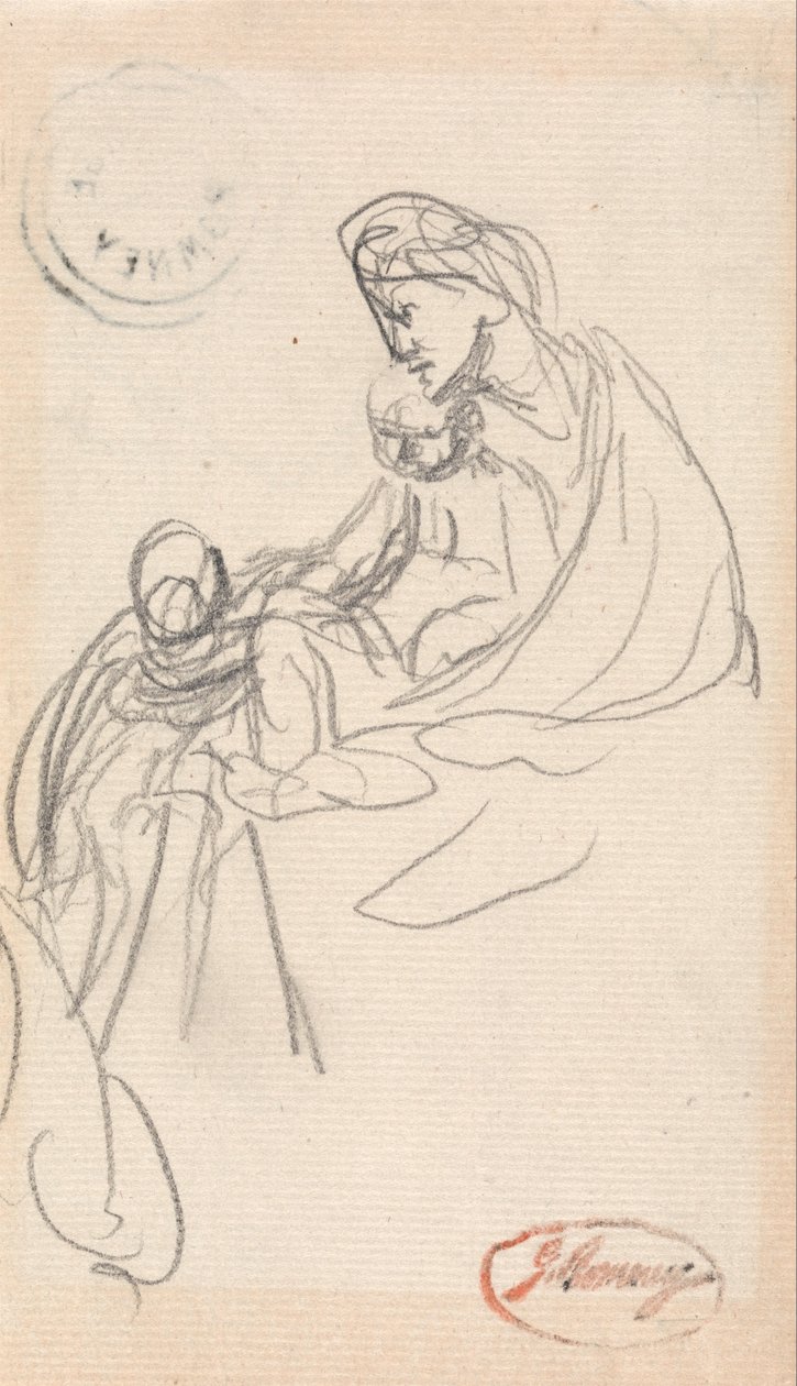 Mère et enfants - George Romney