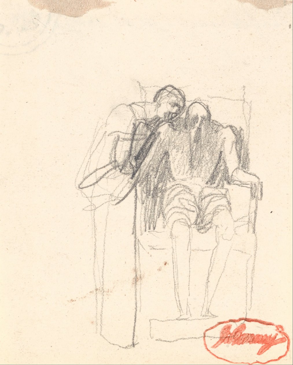 Peut-être deux figures de la "vieillesse" - George Romney