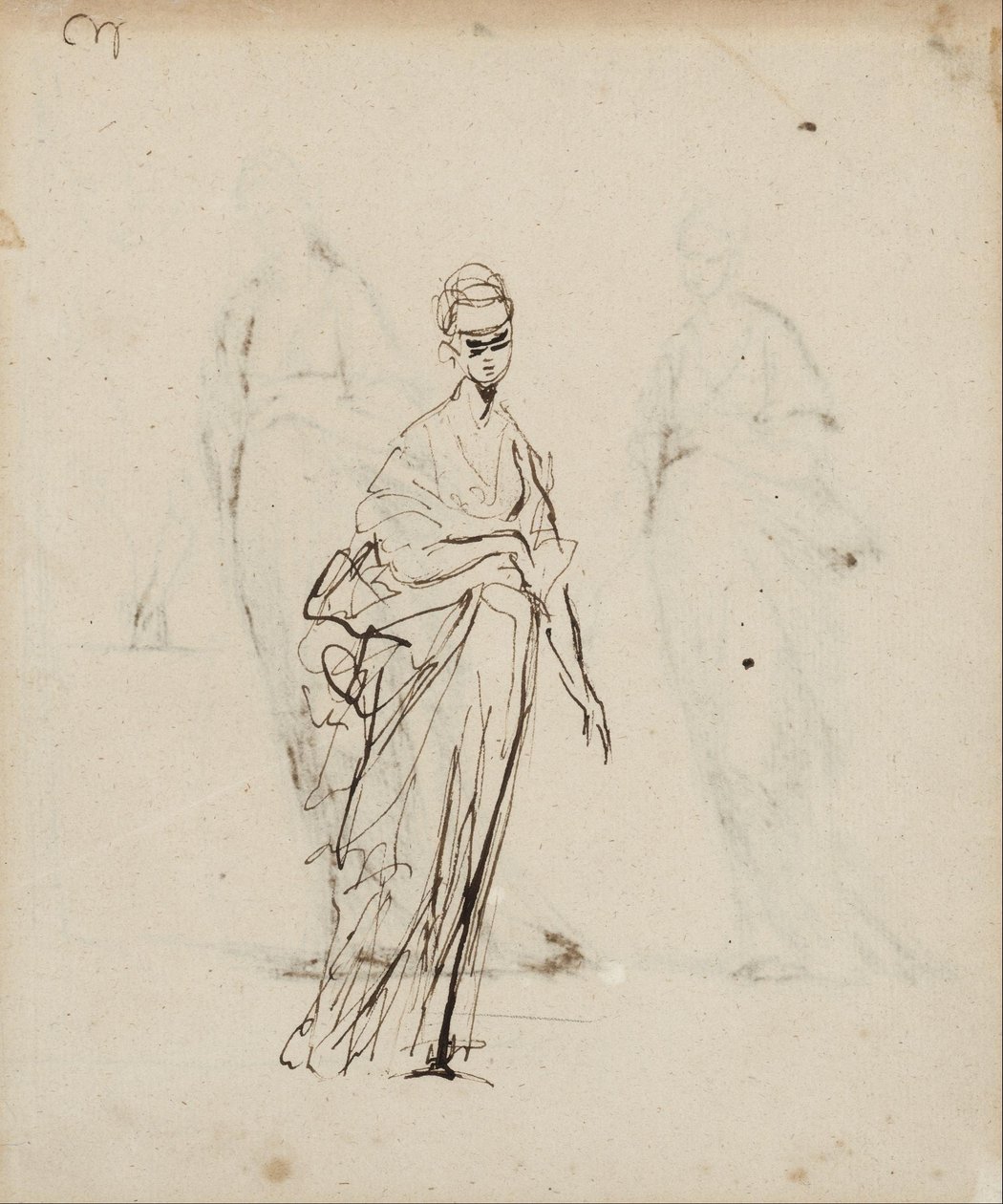 Figure féminine unique - George Romney
