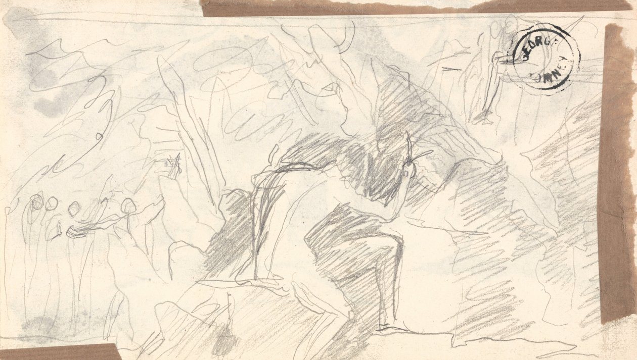 Légère esquisse des figures - George Romney