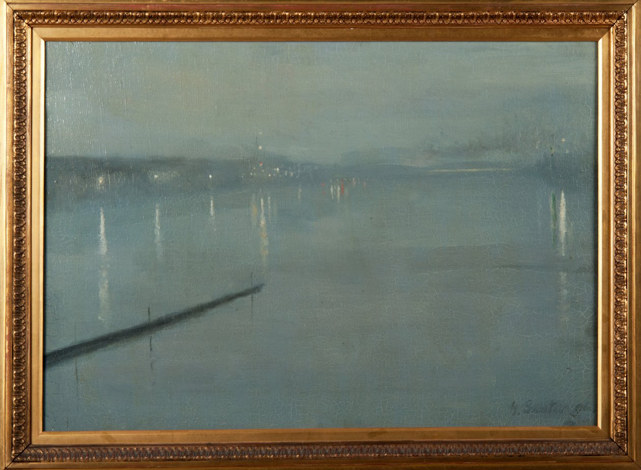 Dordrecht, Pays-Bas, la nuit - George Sauter