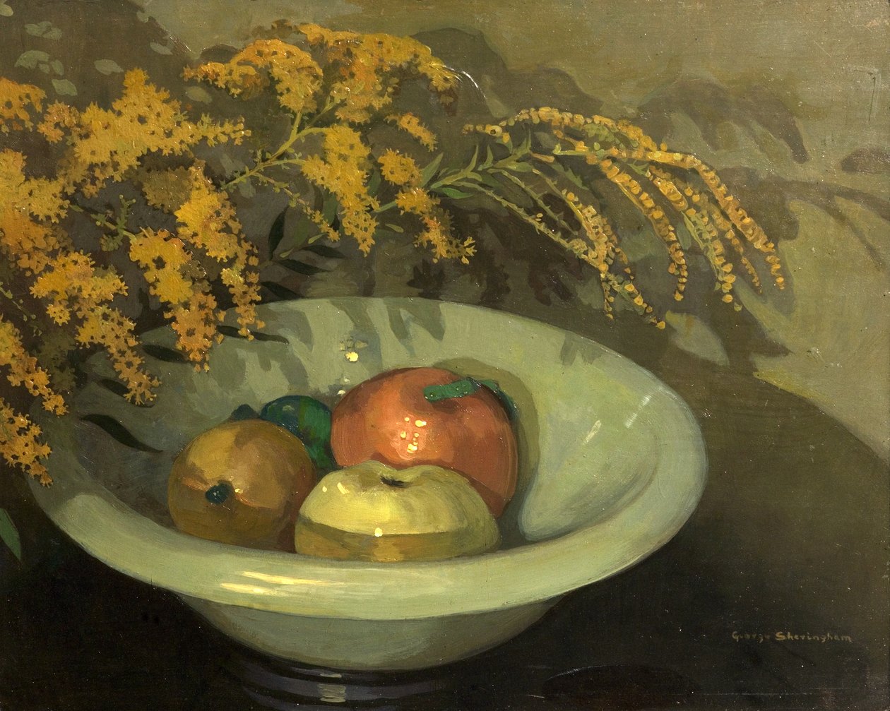 Fruits dans un Bol de Jade - George Sheringham