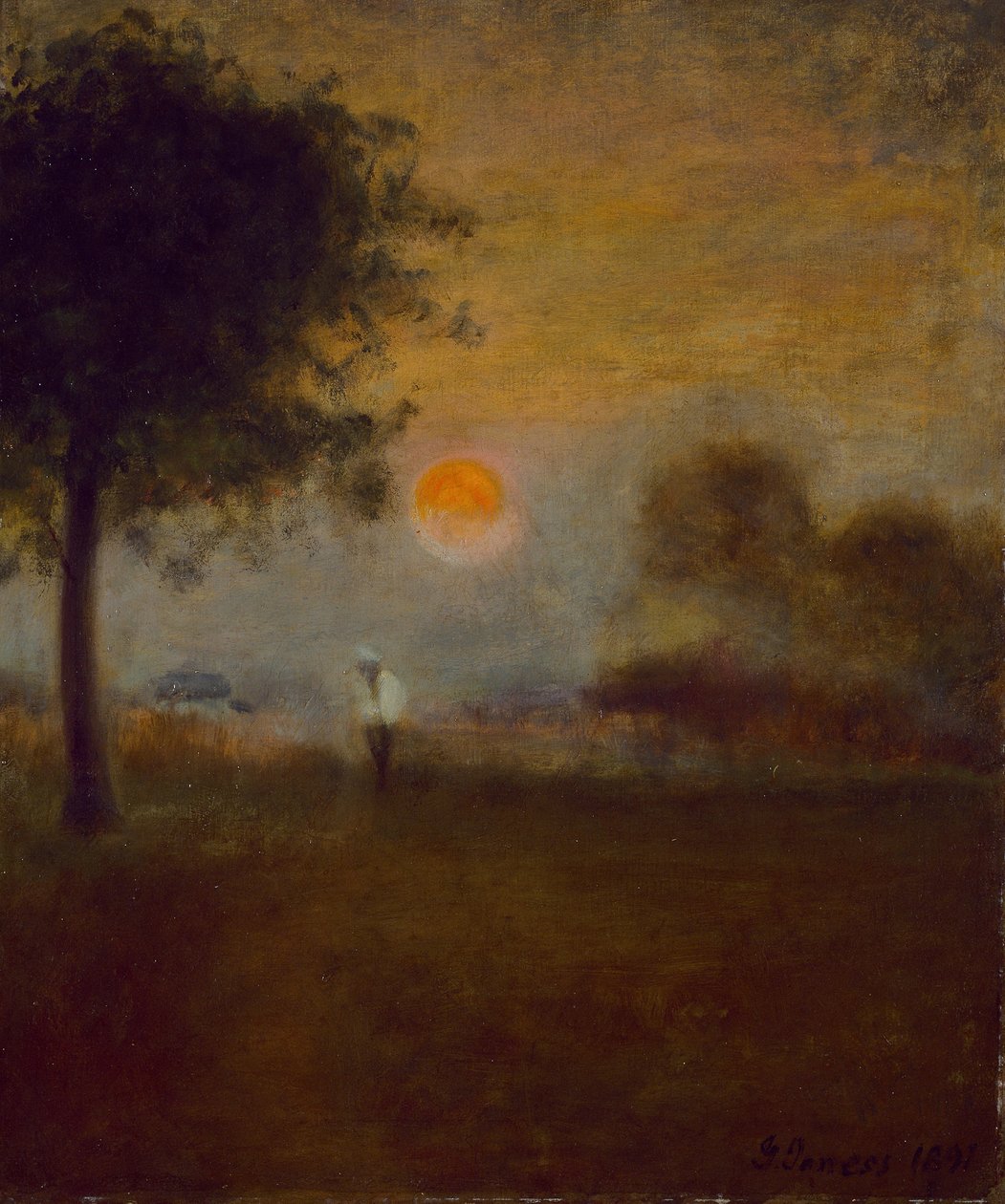 Lever de lune, 1891 - George Snr. Inness