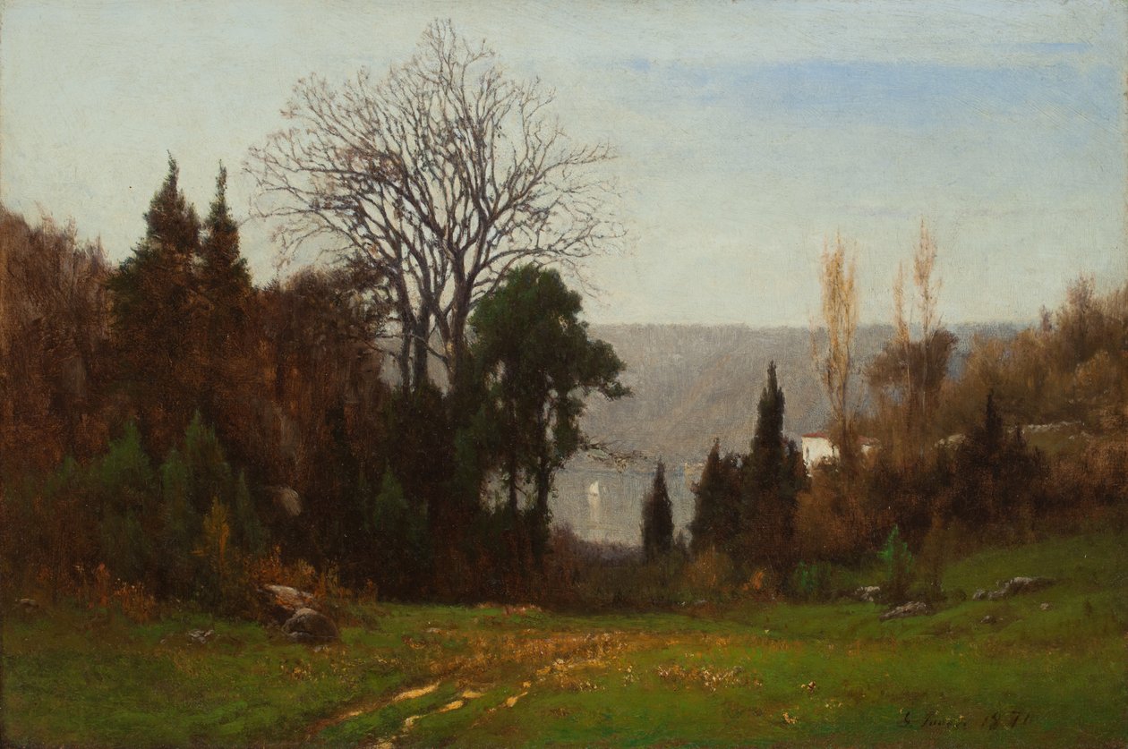 En face des Palisades - George Snr. Inness