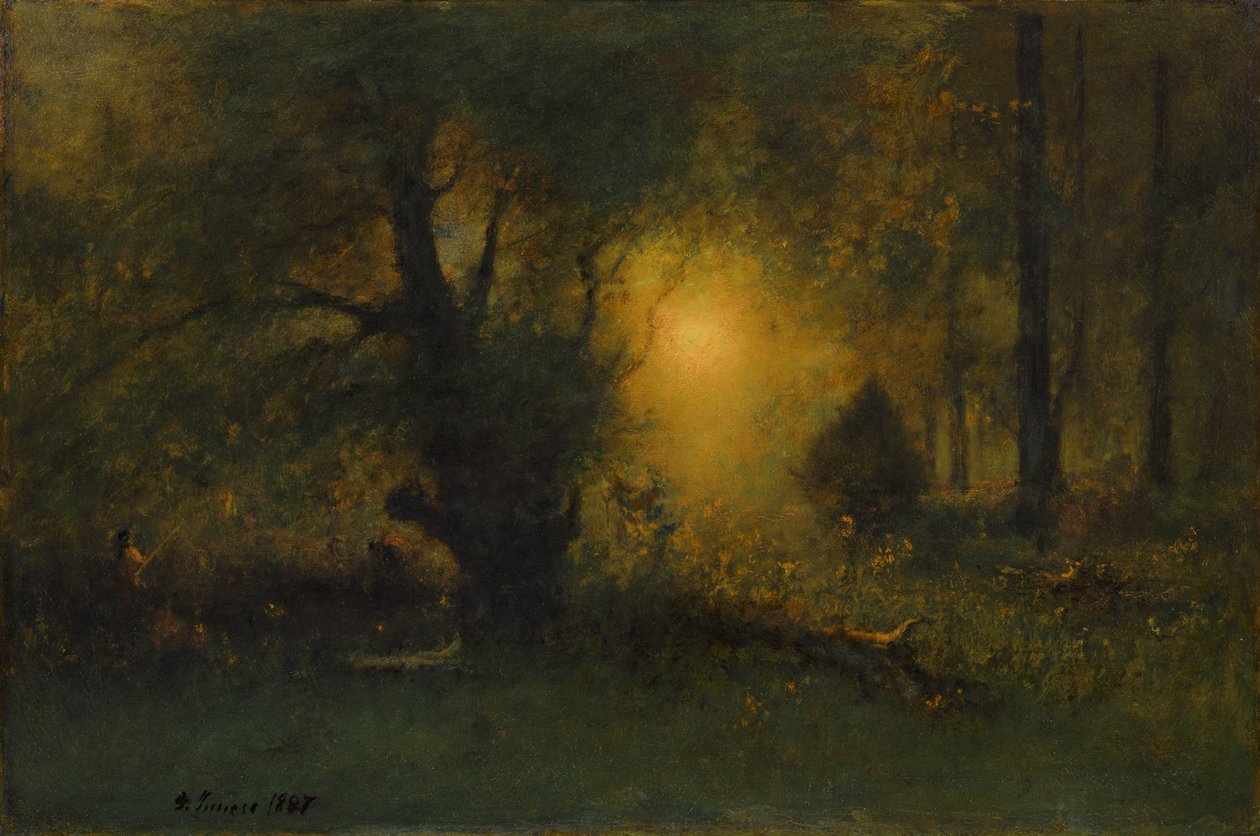 Lever de soleil dans les bois, 1887 - George Snr. Inness