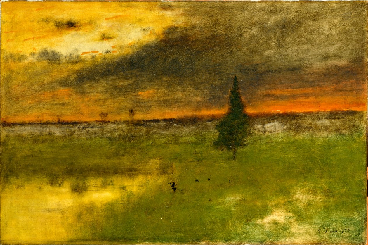 Le pin solitaire - George Snr. Inness