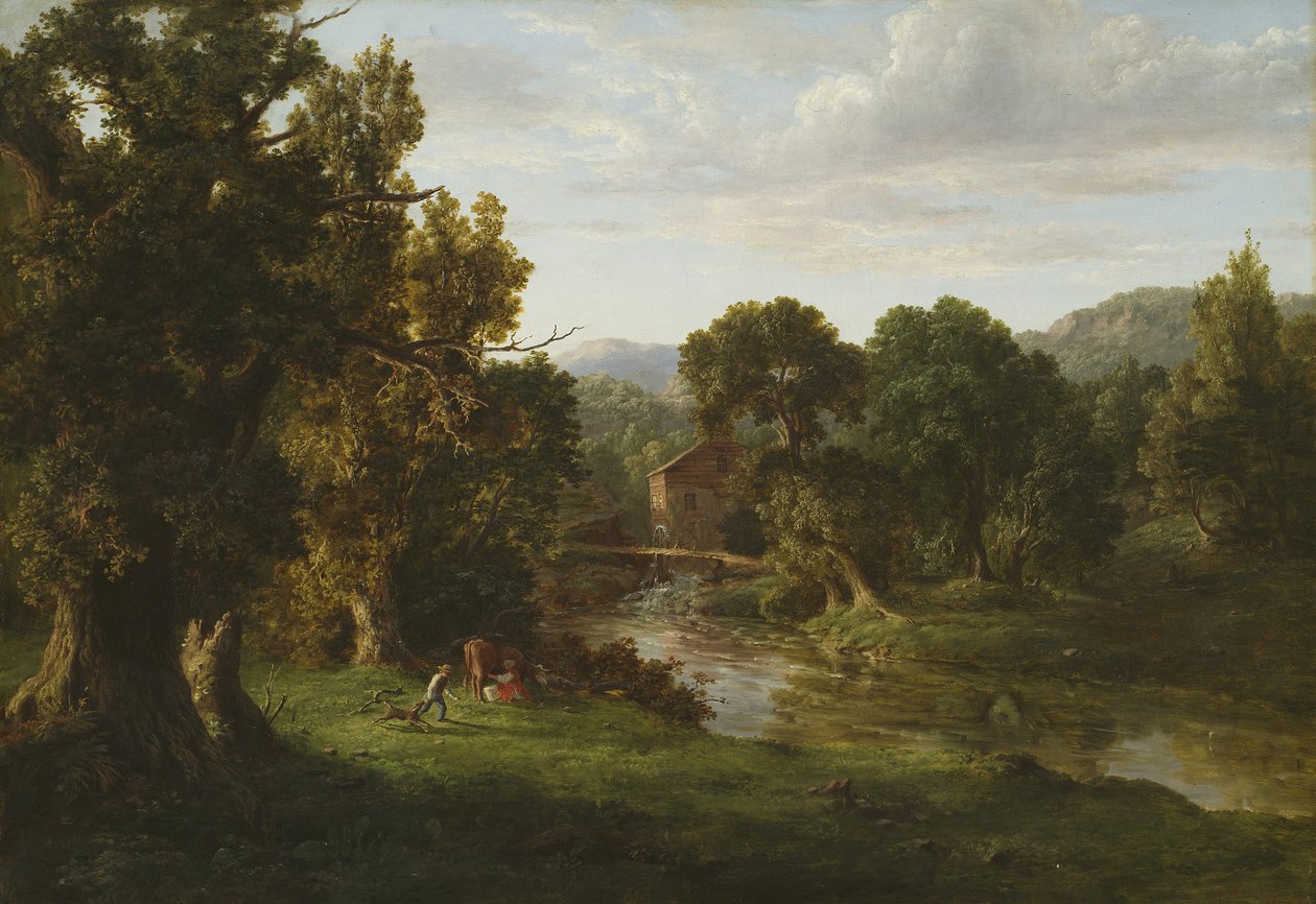 Le vieux moulin, 1849 - George Snr. Inness