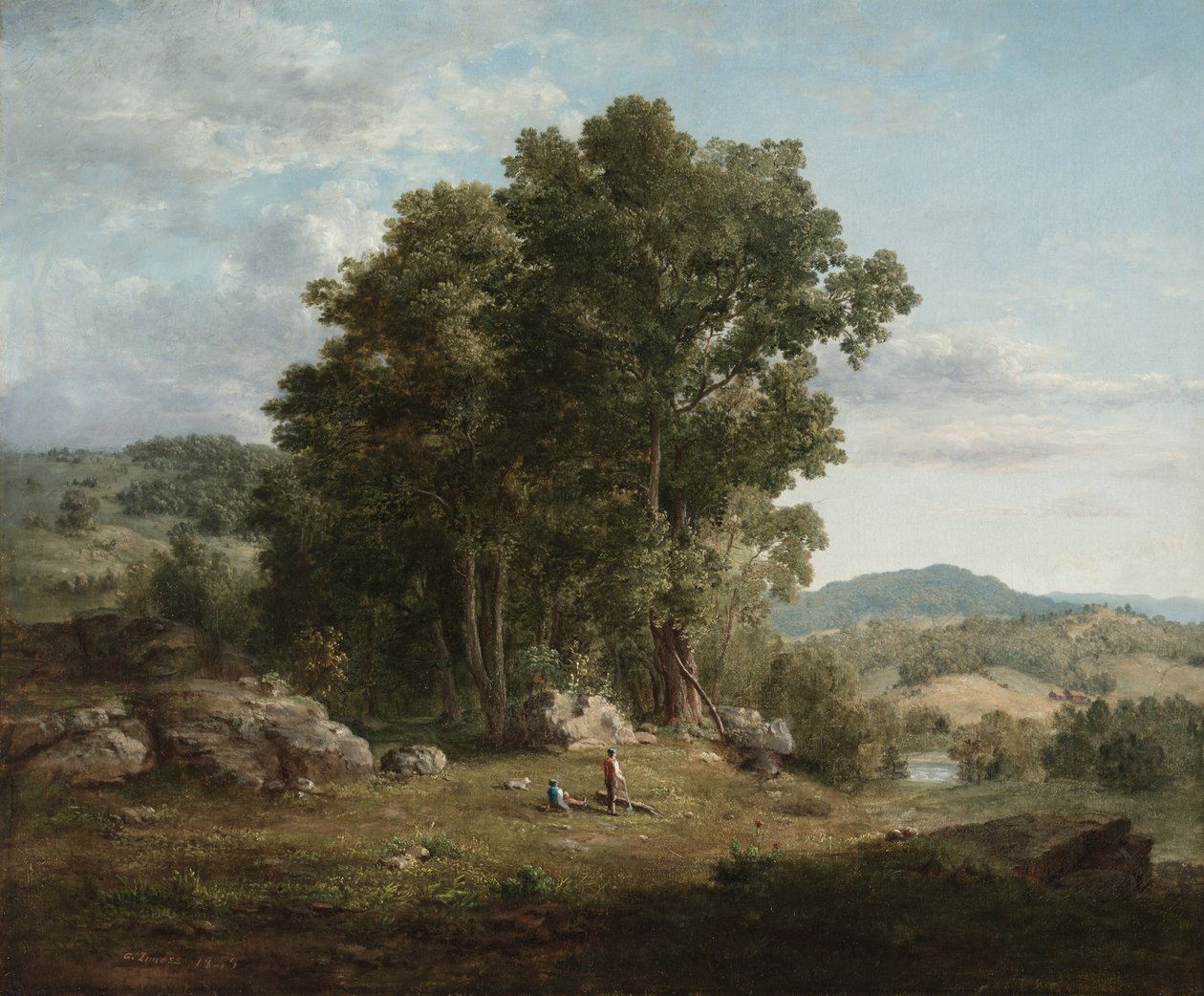 Le bûcheron - George Snr. Inness