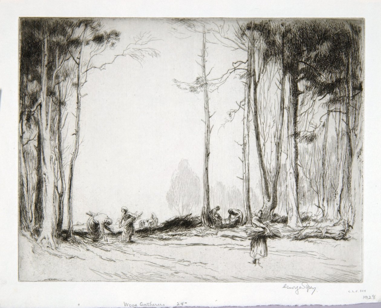 Ramasseurs de bois - George Soper