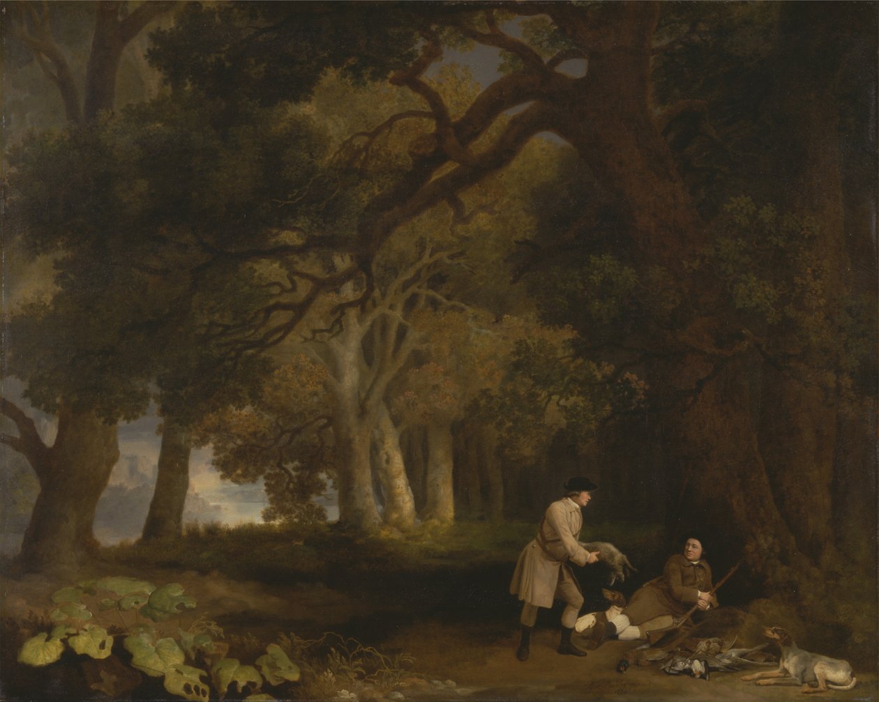 Un repos après le tir - George Stubbs