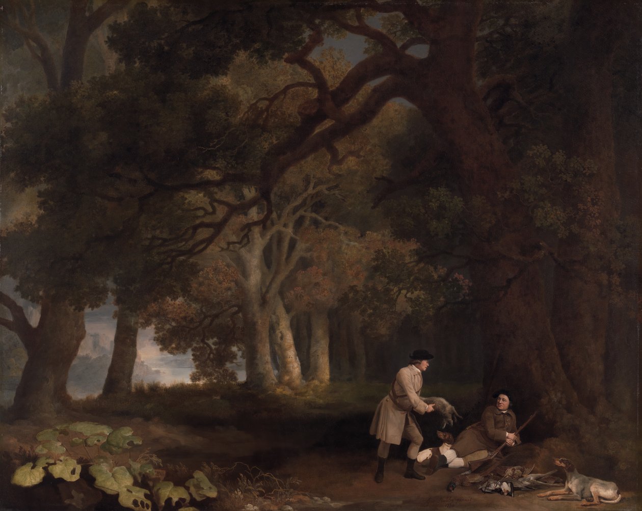 Repos après la chasse, 1770 - George Stubbs
