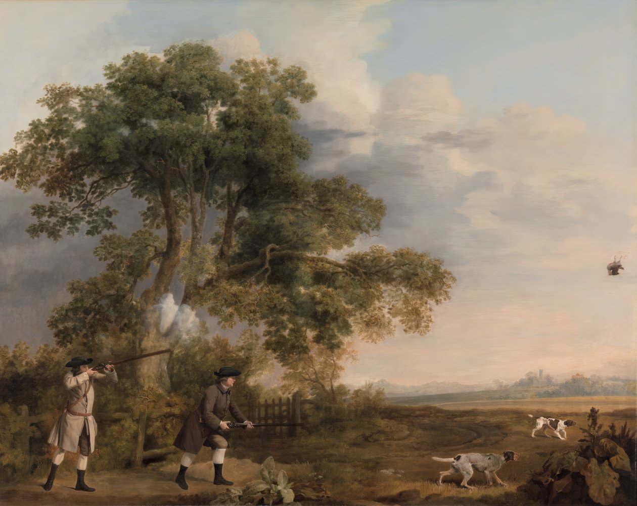 Deux gentilshommes chassant, vers 1769 - George Stubbs