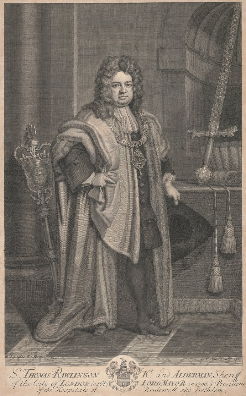 Sir Thomas Rawlinson - George Vertue
