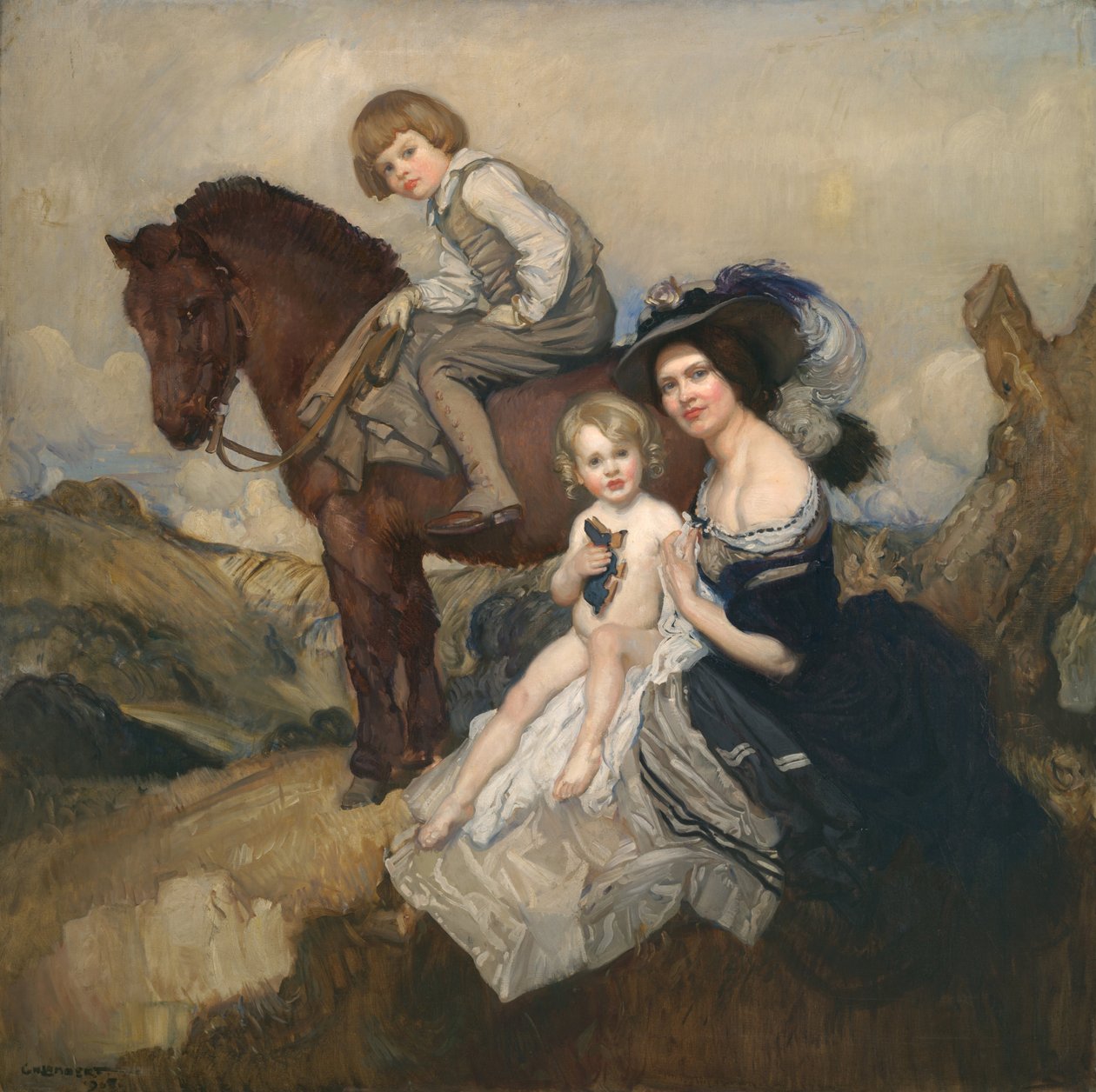Groupe de portrait - George Washington Lambert
