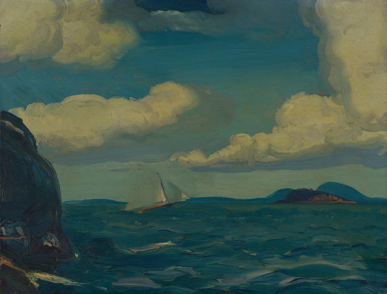 Une brise fraîche - George Wesley Bellows