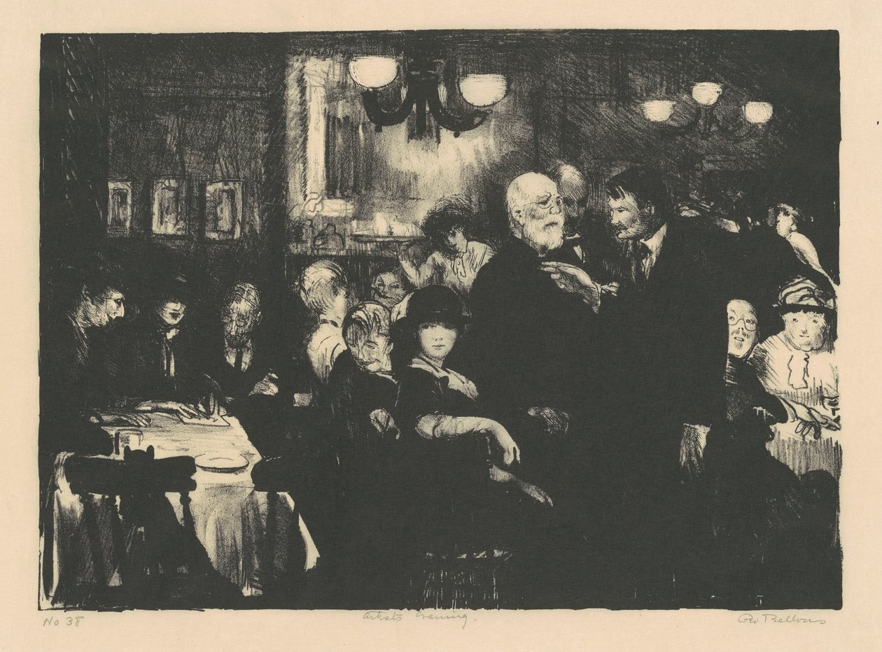 Soirée des artistes - George Wesley Bellows