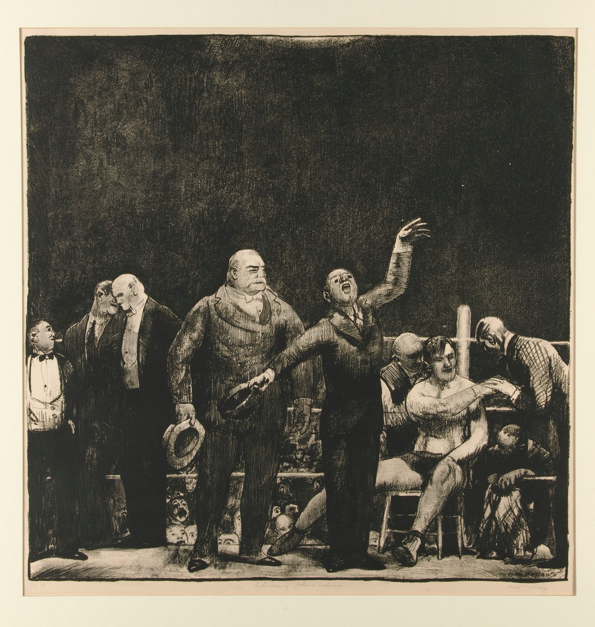 Présentation de John L. Sullivan - George Wesley Bellows