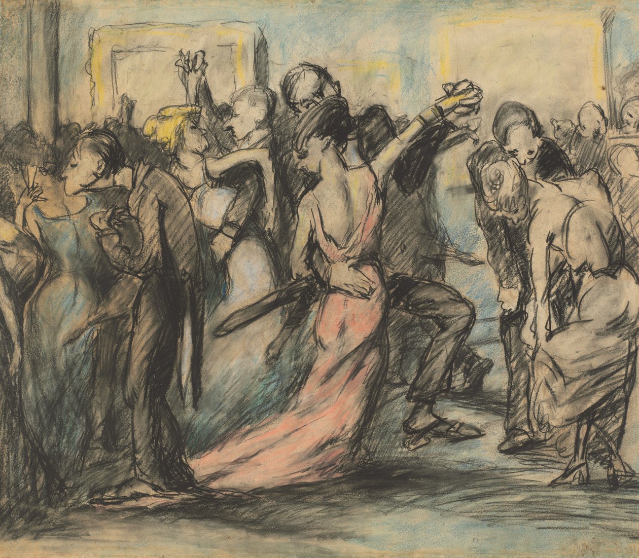 Bal de la société [verso], c. 1907 - George Wesley Bellows