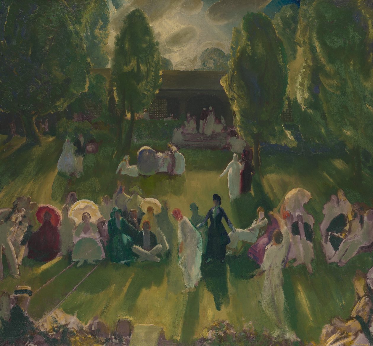 Tennis à Newport, 1919 - George Wesley Bellows