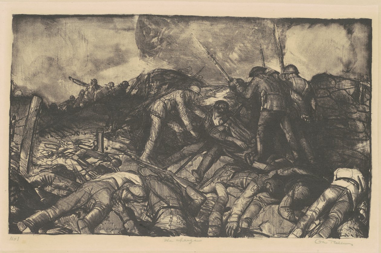 La Charge, 1918 - George Wesley Bellows