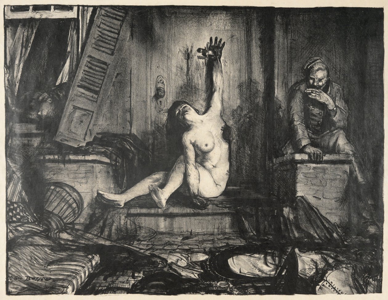 La cigarette : Série de guerre - George Wesley Bellows