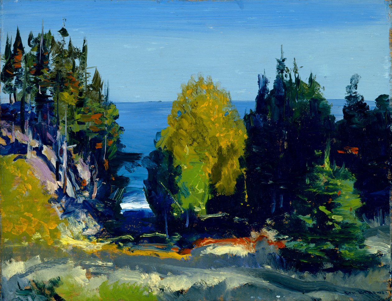 Le bosquet - Monhegan, 1911 - George Wesley Bellows