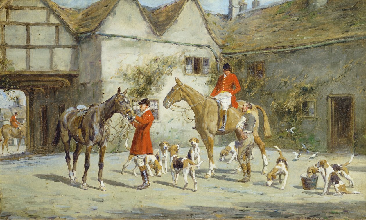 Avant la chasse - George Wright