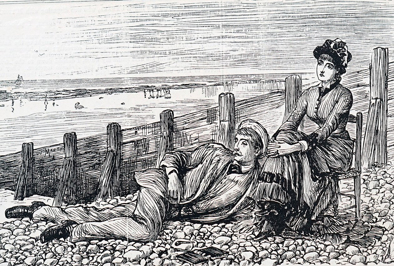 Un couple en lune de miel - George du Maurier