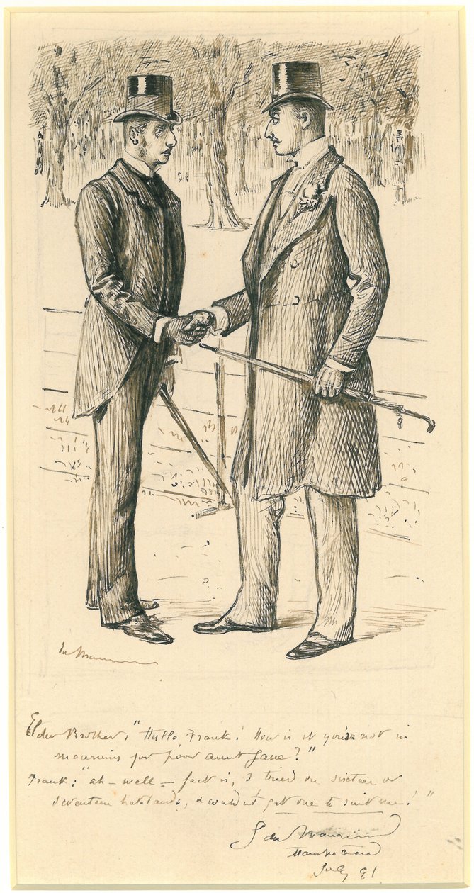 Bonjour Frank!, 1891 - George du Maurier