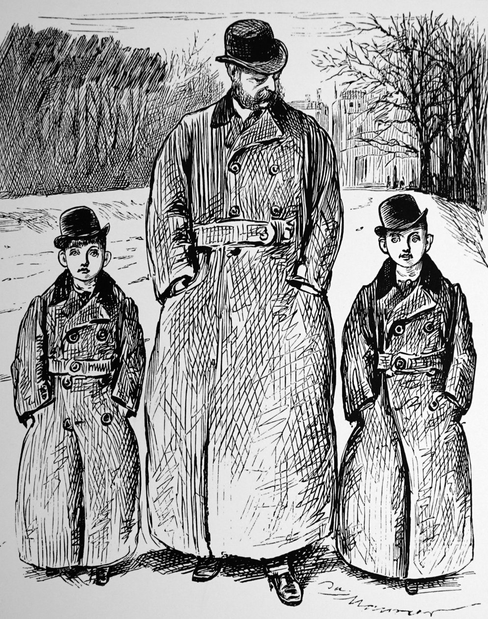 Le télégramme à un shilling - George du Maurier