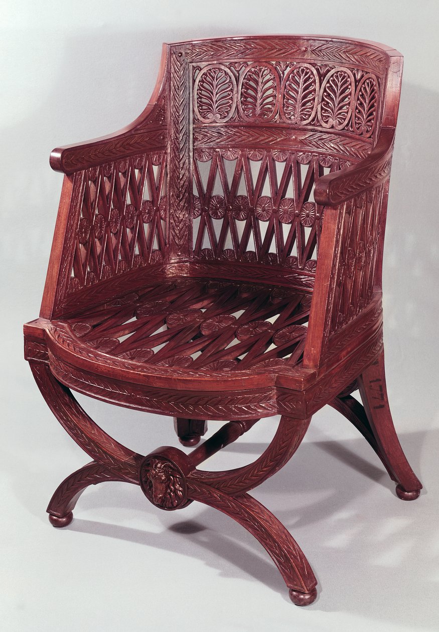 Fauteuil style Louis XVI (bois d