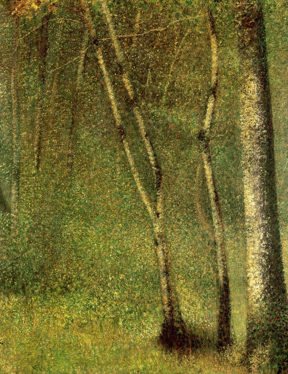 Dans la forêt à Pontaubert - Georges Seurat