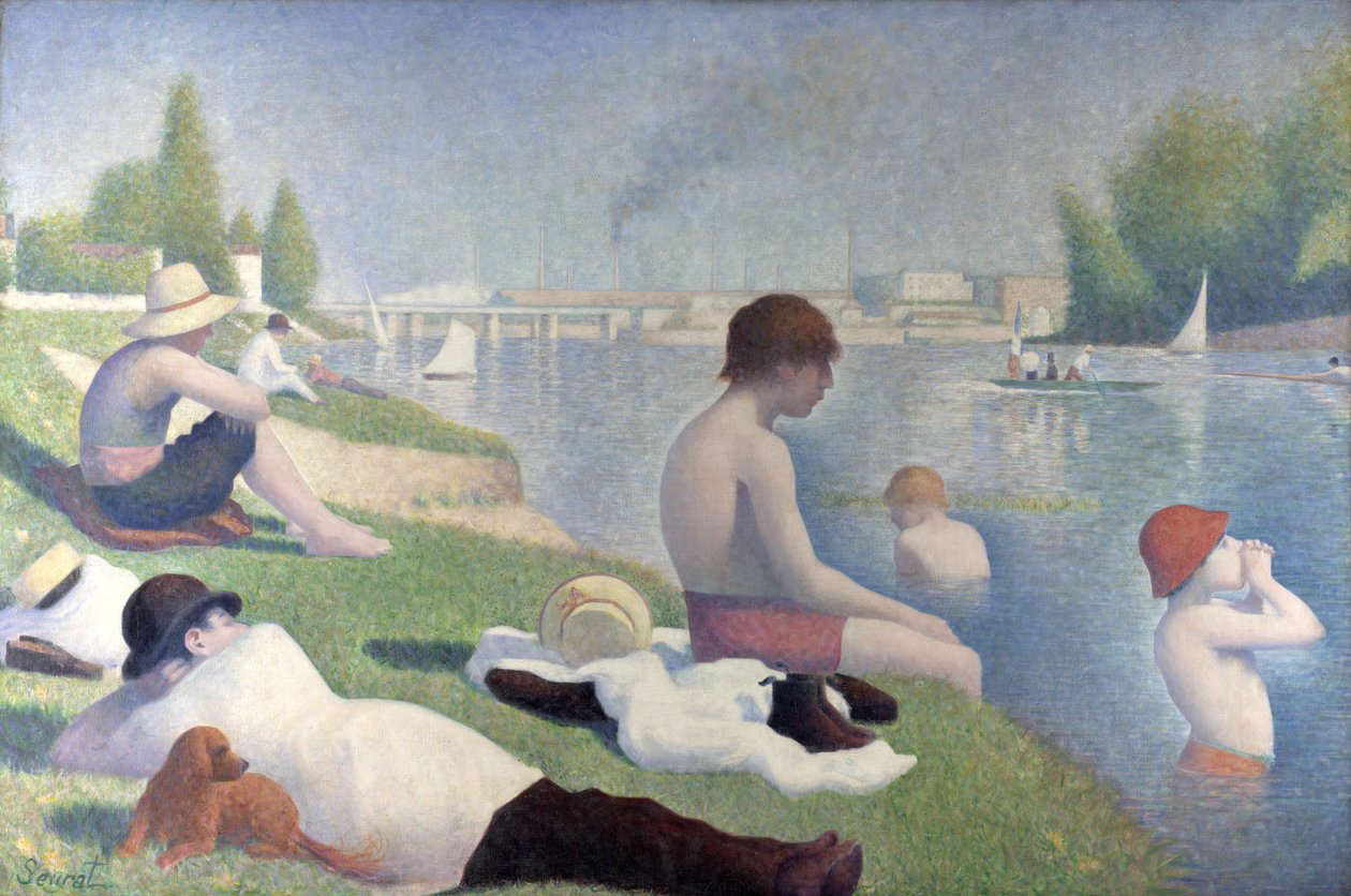 Baigneurs à Asnières - Georges Seurat