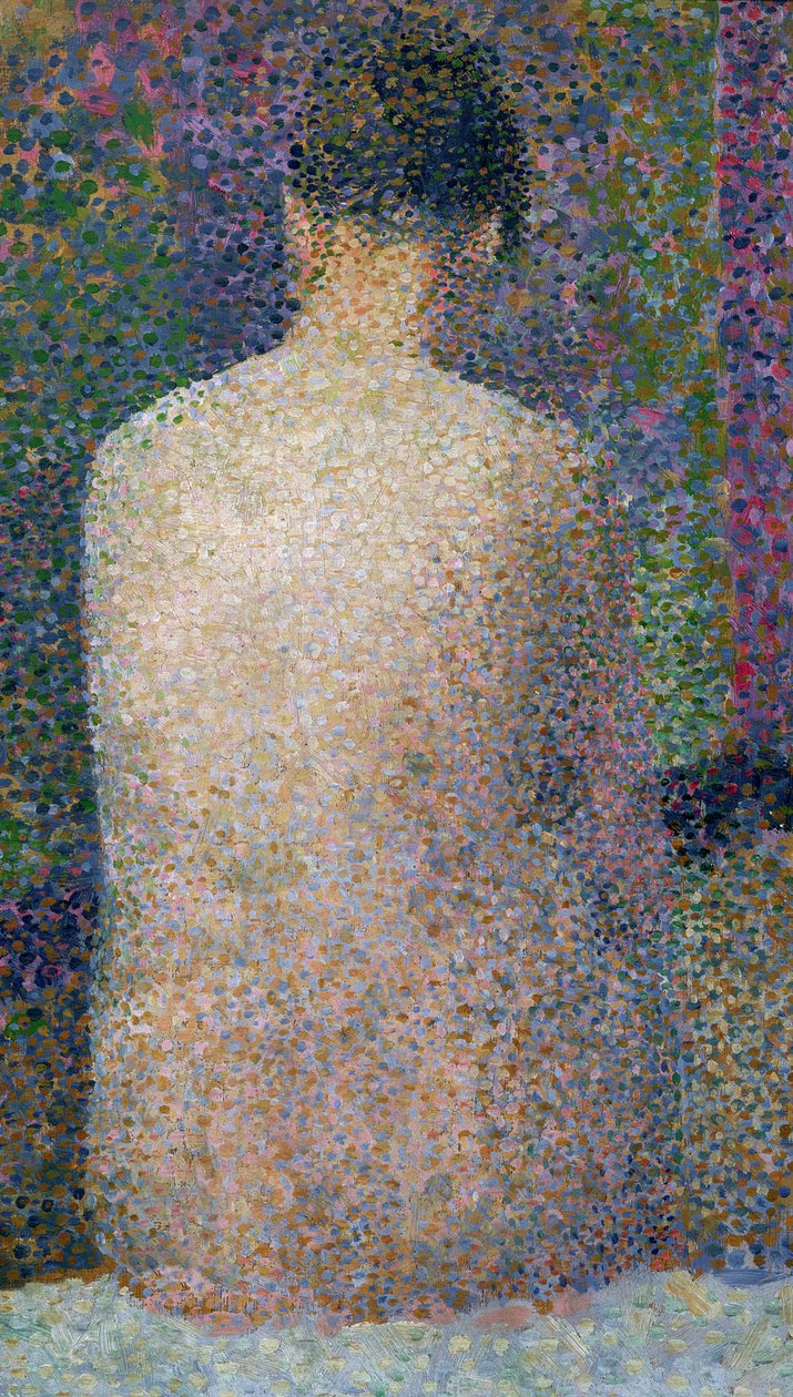 Modèle de dos, 1886 - Georges Seurat
