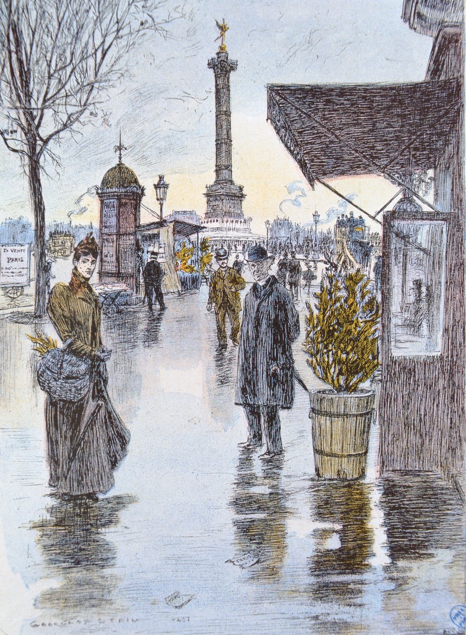 La Place de la Bastille, Paris - Georges Stein