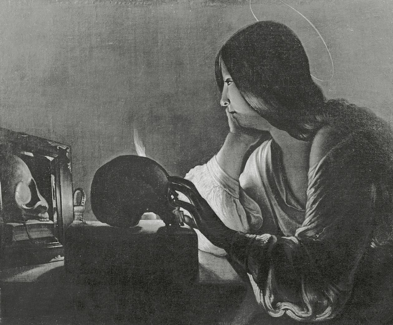 La Madeleine au miroir - Georges de La Tour